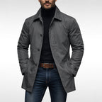 Matthias | Herrenjacke mit Wasser­abweisender Oberfläche, Moderner Herbst-Herrenjacke | Nomad NTS | Gray