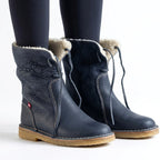 Melanie | Damen wasserdichte, fellgefütterte Winterstiefel, Slip-On-Winterstiefel | Nomadnts | Nomadnts
