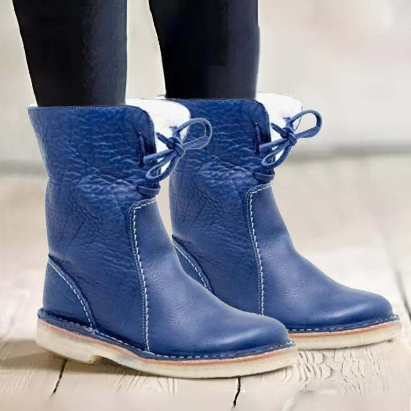 Melanie | Damen wasserdichte, fellgefütterte Winterstiefel, Slip-On-Winterstiefel | Nomadnts | Nomadnts