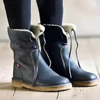 Melanie | Damen wasserdichte, fellgefütterte Winterstiefel, Slip-On-Winterstiefel | Nomadnts | Nomadnts