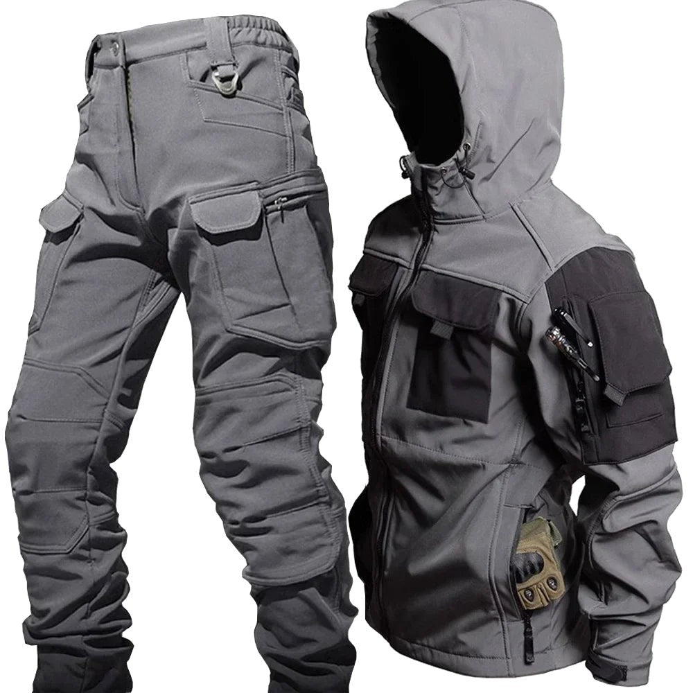 Michael | Herrens Wasserdichter Thermanzug mit Mehreren Taschen, Funktionaler Herbst-Trainingsanzug | Nomad NTS