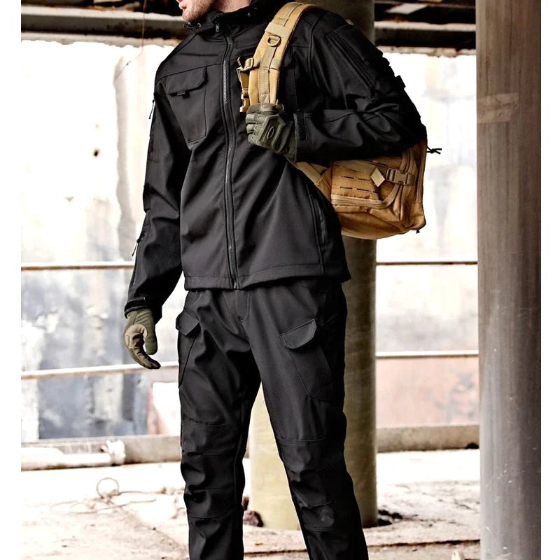 Michael | Herrens Wasserdichter Thermanzug mit Mehreren Taschen, Funktionaler Herbst-Trainingsanzug | Nomad NTS