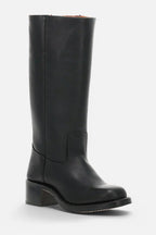 Millie | Damen kniehohe Lederstiefel mit Blockabsatz, elegante Lederstiefel | Nomadnts | Nomadnts