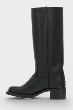 Millie | Damen kniehohe Lederstiefel mit Blockabsatz, elegante Lederstiefel | Nomadnts | Nomadnts
