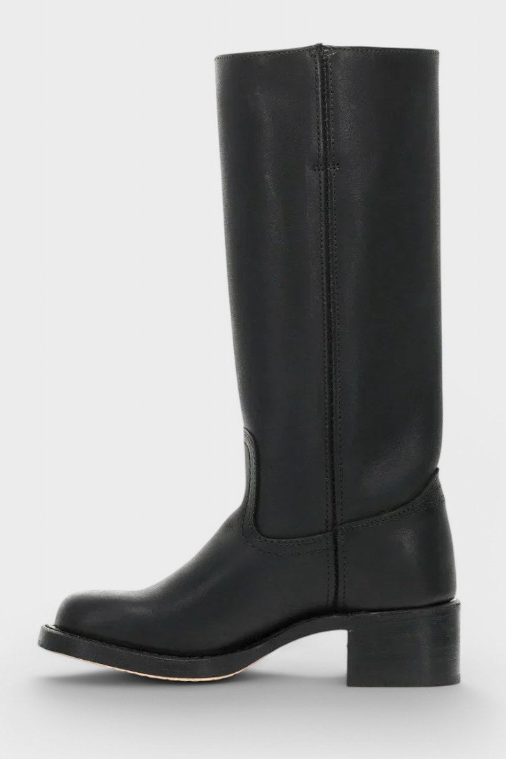 Millie | Damen kniehohe Lederstiefel mit Blockabsatz, elegante Lederstiefel | Nomadnts | Nomadnts