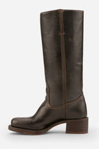 Millie | Damen kniehohe Lederstiefel mit Blockabsatz, elegante Lederstiefel | Nomadnts | Nomadnts