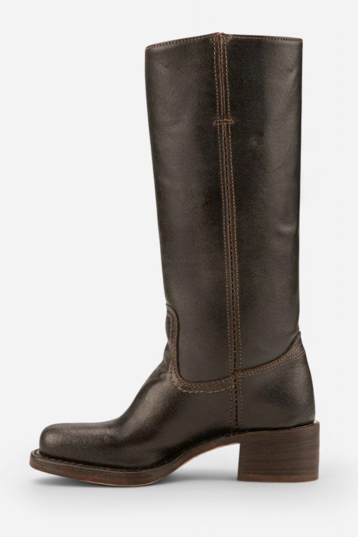 Millie | Damen kniehohe Lederstiefel mit Blockabsatz, elegante Lederstiefel | Nomadnts | Nomadnts