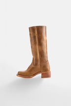 Millie | Damen kniehohe Lederstiefel mit Blockabsatz, elegante Lederstiefel | Nomadnts | Nomadnts