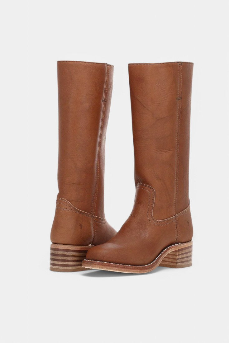 Millie | Damen kniehohe Lederstiefel mit Blockabsatz, elegante Lederstiefel | Nomadnts | Nomadnts