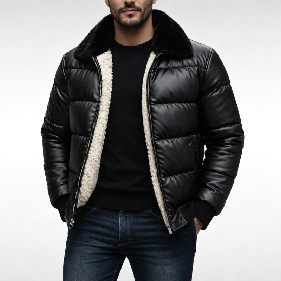 Mitchell | Herren-Steppjacke, markanter Urban-Mantel | Nomadnts