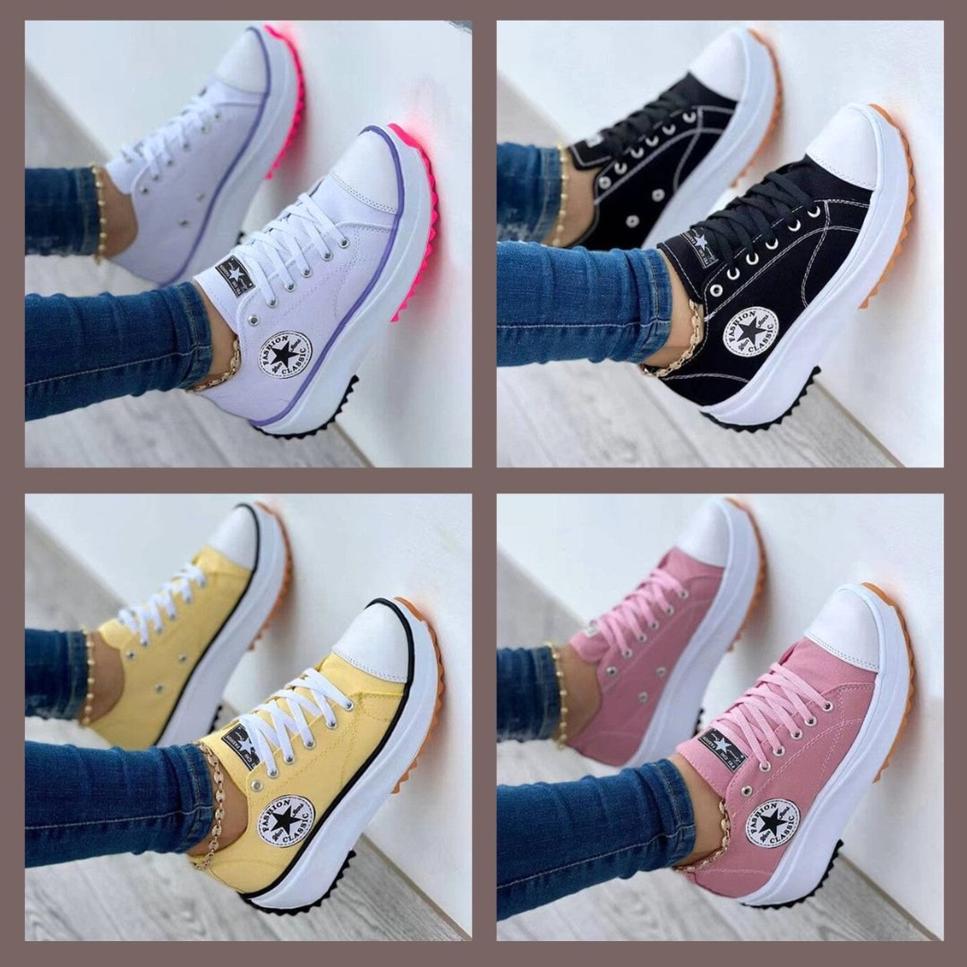 Monique | Damen orthopädische Sneaker mit ergonomischer Unterstützung, bequeme Wandersneaker | Nomadnts | Nomadnts