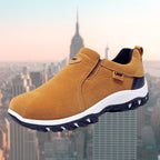 Moritz | Herren Slip-On Schuhe mit Stoßdämpfung, Ergonomische Walking Schuhe | Nomad NTS | Braun