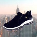 Moritz | Herren Slip-On Schuhe mit Stoßdämpfung, Ergonomische Walking Schuhe | Nomad NTS | Schwarz