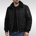 Nathan | Herren-Bomberjacke mit Struktur, warme Jacke mit Fleecefutter | Nomadnts