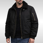 Nathan | Herren-Bomberjacke mit Struktur, warme Jacke mit Fleecefutter | Nomadnts