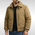 Nathan | Herren-Bomberjacke mit Struktur, warme Jacke mit Fleecefutter | Nomadnts