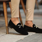 Nathan | Herren Wildleder-Loafer mit Horsebit-Detail, Slip-On-Loafer | Nomadnts | Nomadnts