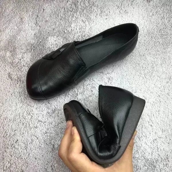 Nicole | Damen stützende Lederschuhe, Slip-On-Lederschuhe | Nomadnts | Nomadnts