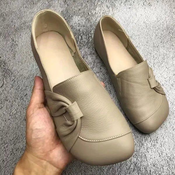 Nicole | Damen stützende Lederschuhe, Slip-On-Lederschuhe | Nomadnts | Nomadnts