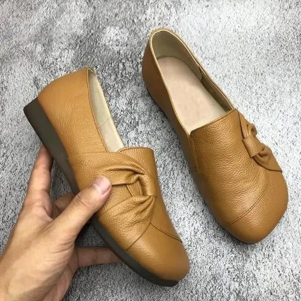 Nicole | Damen stützende Lederschuhe, Slip-On-Lederschuhe | Nomadnts | Nomadnts