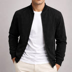 Nigel | Herren strukturierte Jacke in Wildleder-Optik, tailliert geschnittene Herbstjacke | Nomadnts | Nomadnts