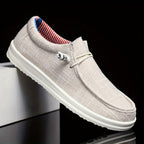 Niklas | Herren Canvas-Loafer mit elastischer Schnürung, leichte Slip-On Schuhe | Nomad NTS