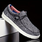 Niklas | Herren Canvas-Loafer mit elastischer Schnürung, leichte Slip-On Schuhe | Nomad NTS