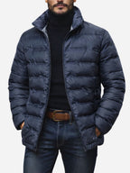 Noah | Wattierte Steppjacke für Herren, Daunenjacke mit Stehkragen | Nomadnts | Blau