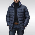 Noah | Wattierte Steppjacke für Herren, Daunenjacke mit Stehkragen | Nomadnts | Grün