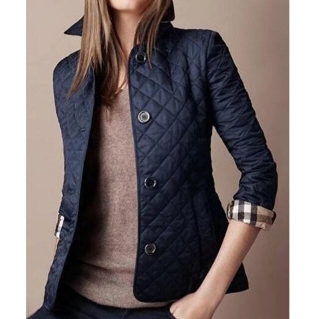 Noeline | Damen leichte Jacke mit Rautensteppung, strukturierte Freizeitjacke | Nomadnts | Nomadnts