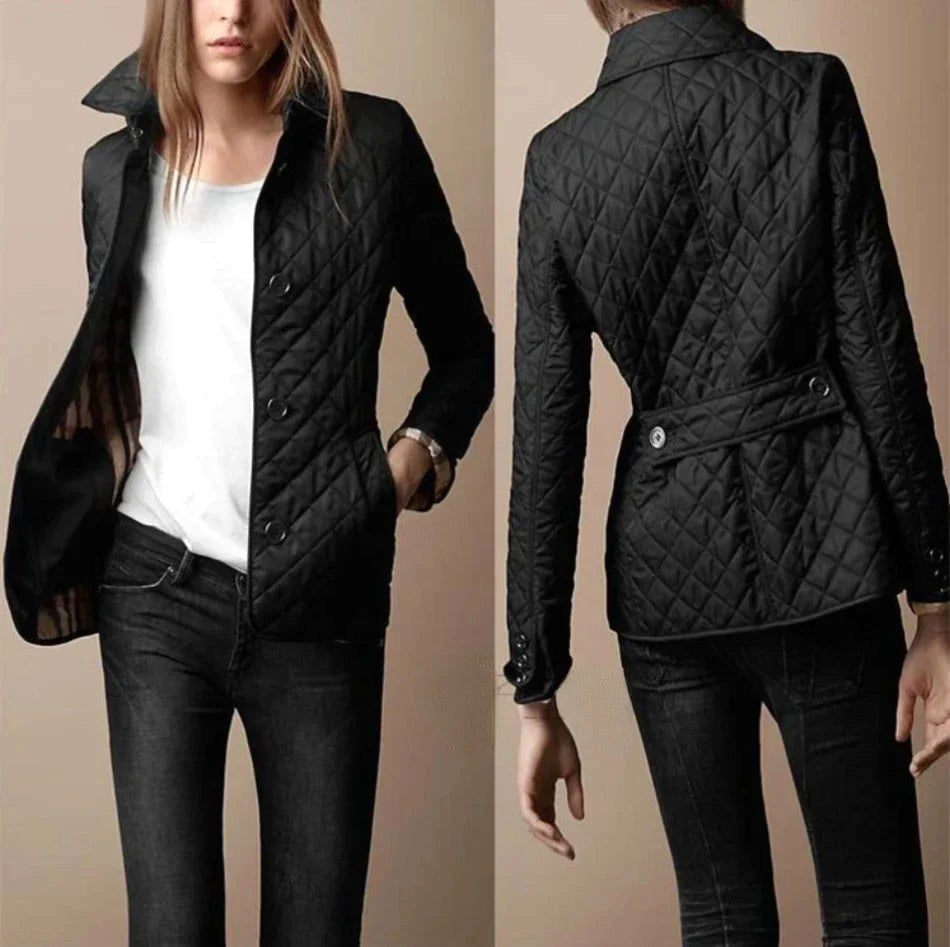 Noeline | Damen leichte Jacke mit Rautensteppung, strukturierte Freizeitjacke | Nomadnts | Nomadnts