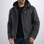 Nolan | Herren-Jacke mit Kapuze und Futter, bequeme Alltagsjacke | Nomadnts | Grau