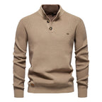 Oliver | Herrenpullover aus Baumwolle mit klassischer Passform, Eleganter Herrenpullover | Nomad NTS | Khaki