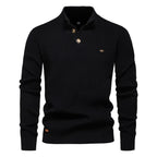 Oliver | Herrenpullover aus Baumwolle mit klassischer Passform, Eleganter Herrenpullover | Nomad NTS | Donkergroen