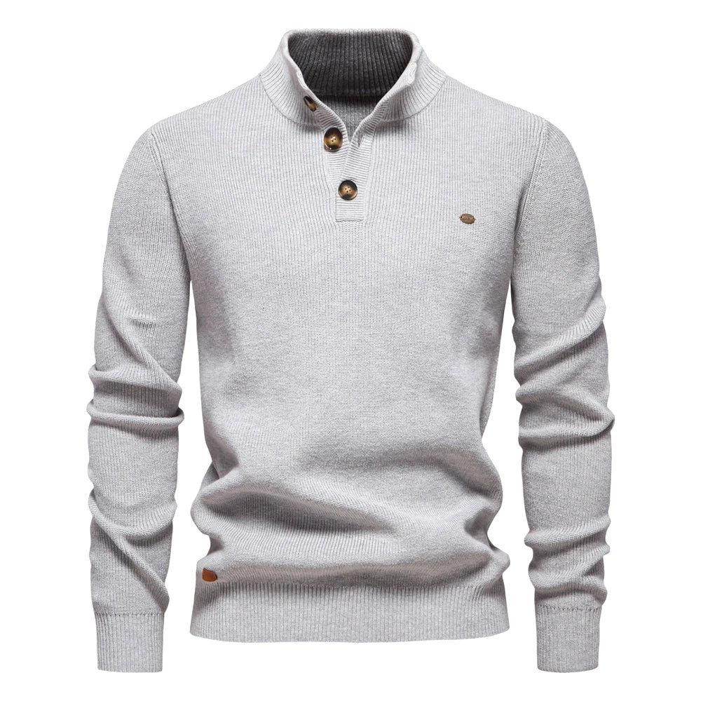 Oliver | Herrenpullover aus Baumwolle mit klassischer Passform, Eleganter Herrenpullover | Nomad NTS | Bruin