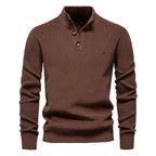 Oliver | Herrenpullover aus Baumwolle mit klassischer Passform, Eleganter Herrenpullover | Nomad NTS | Zwart