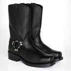 Oswin | Herren wadenhohe Cowboystiefel, Western-Stiefel im Harness-Stil | Nomadnts | Nomadnts