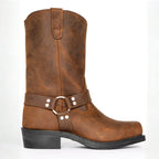 Oswin | Herren wadenhohe Cowboystiefel, Western-Stiefel im Harness-Stil | Nomadnts | Nomadnts