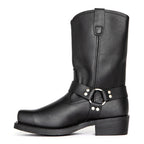 Oswin | Herren wadenhohe Cowboystiefel, Western-Stiefel im Harness-Stil | Nomadnts | Nomadnts