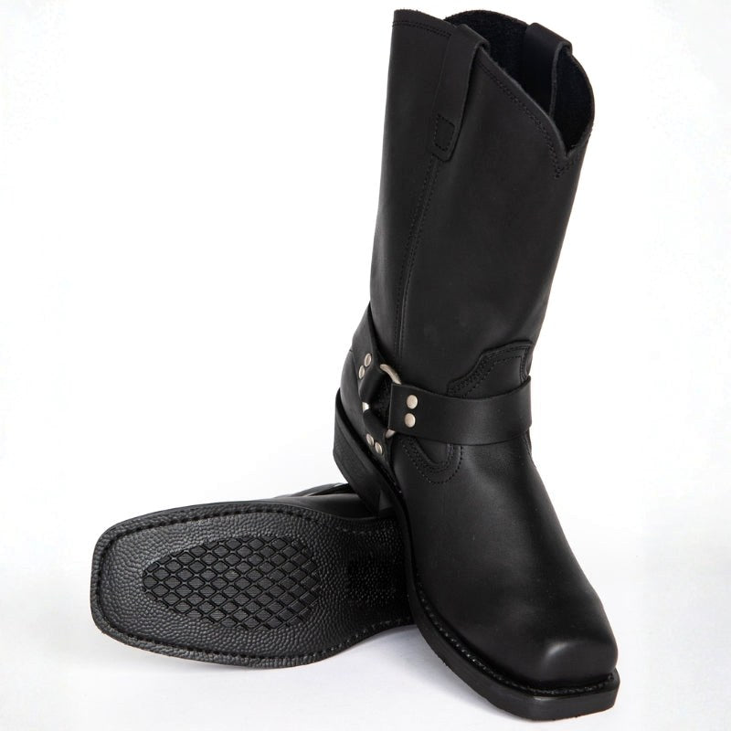 Oswin | Herren wadenhohe Cowboystiefel, Western-Stiefel im Harness-Stil | Nomadnts | Nomadnts