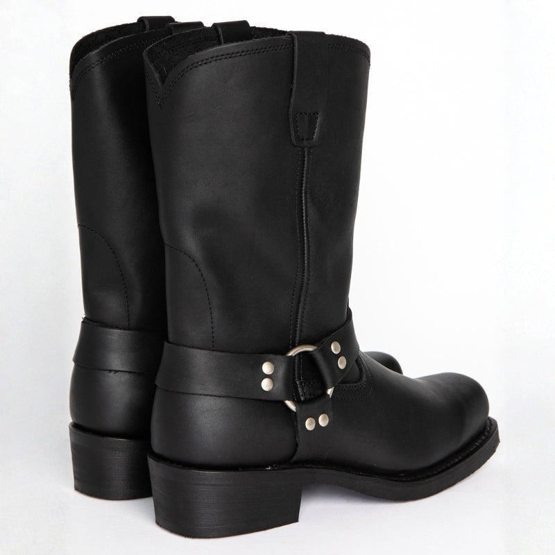 Oswin | Herren wadenhohe Cowboystiefel, Western-Stiefel im Harness-Stil | Nomadnts | Nomadnts