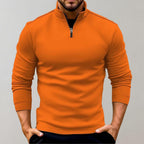 Otto | Herrenpullover mit Reißverschluss, Vielseitiger Strickpullover | Nomad NTS | Orange