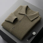 Owen | Strickjacke für Herren, fein strukturierte Strickjacke für den Lagenlook | Nomadnts