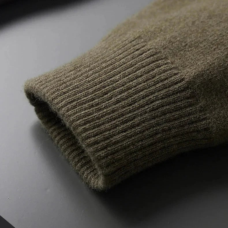 Owen | Strickjacke für Herren, fein strukturierte Strickjacke für den Lagenlook | Nomadnts