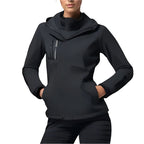 Patricia | Damen wasserdichte Softshell-Jacke, windabweisender Performance-Mantel | Nomadnts | Black