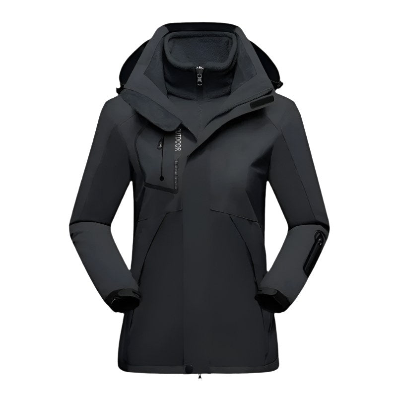 Patricia | Damen wasserdichte Softshell-Jacke, windabweisender Performance-Mantel | Nomadnts | Pink