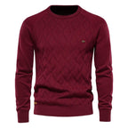 Patrick | Klassischer Herren-Pullover aus Baumwolle, Eleganter Freizeit-Pullover | Nomad NTS