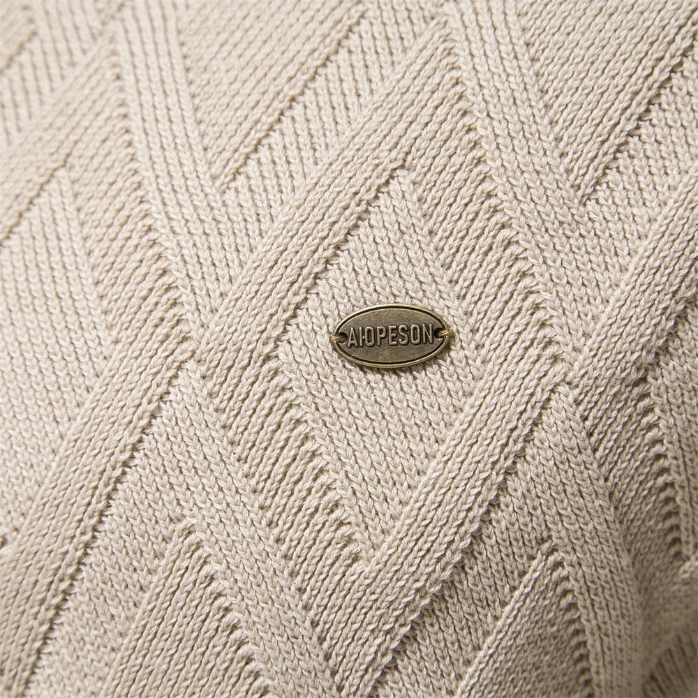 Patrick | Klassischer Herren-Pullover aus Baumwolle, Eleganter Freizeit-Pullover | Nomad NTS
