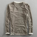 Paul | Herren-Pullover mit V-Ausschnitt und Langarm, Eleganter Freizeit-Pullover | Nomad NTS | Schwarz