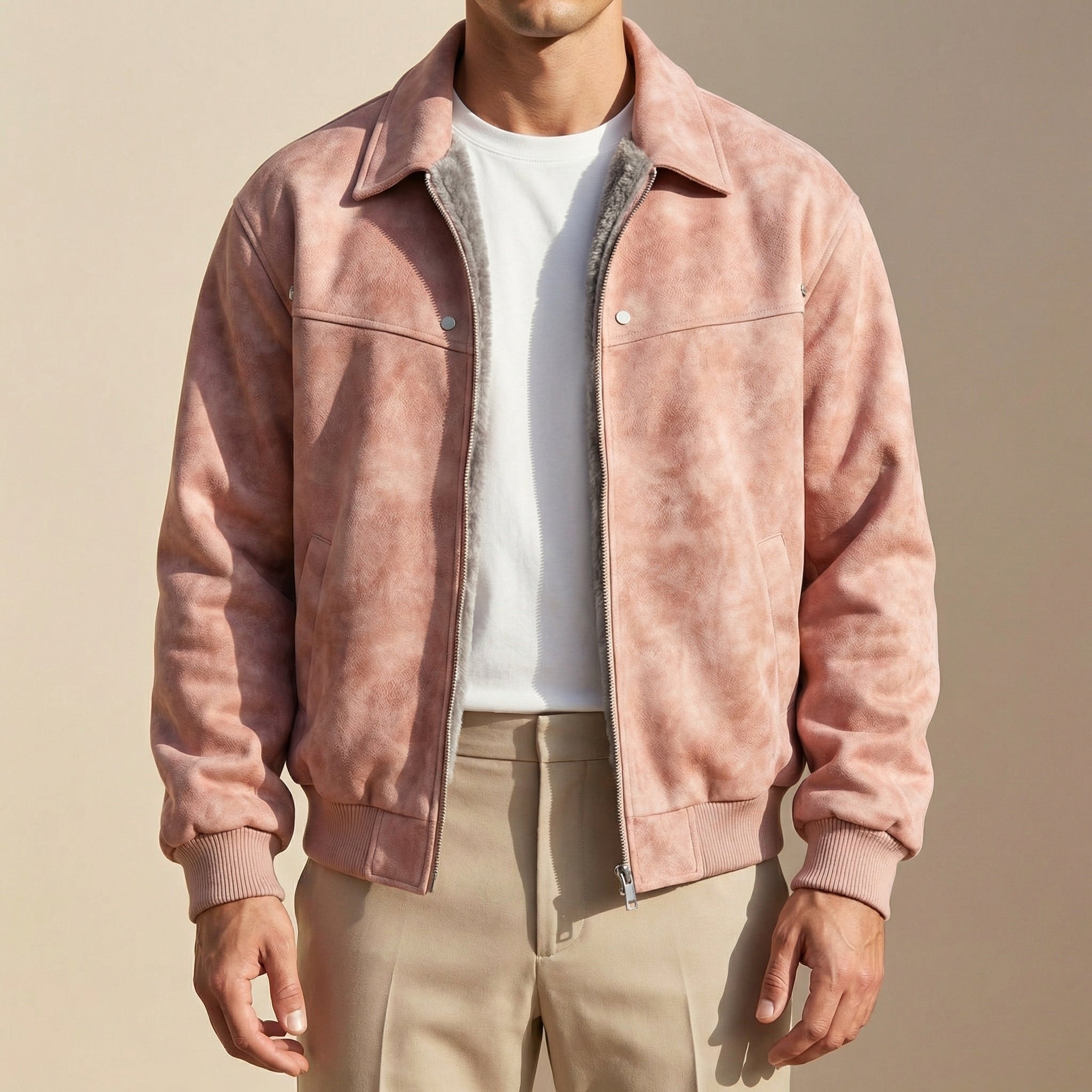 Peter | Herren Lammleder-Jacke, tailliert geschnittene elegante Jacke | Nomadnts | Nomadnts